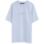 T-shirt con logo in azzurro Jacquemus - uomo 