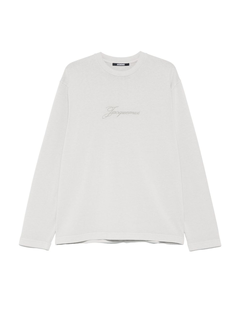 T-shirt a maniche lunghe in grigio Jacquemus - unisex 
