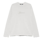 T-shirt a maniche lunghe in grigio Jacquemus - unisex 