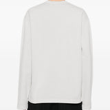 T-shirt a maniche lunghe in grigio Jacquemus - unisex 