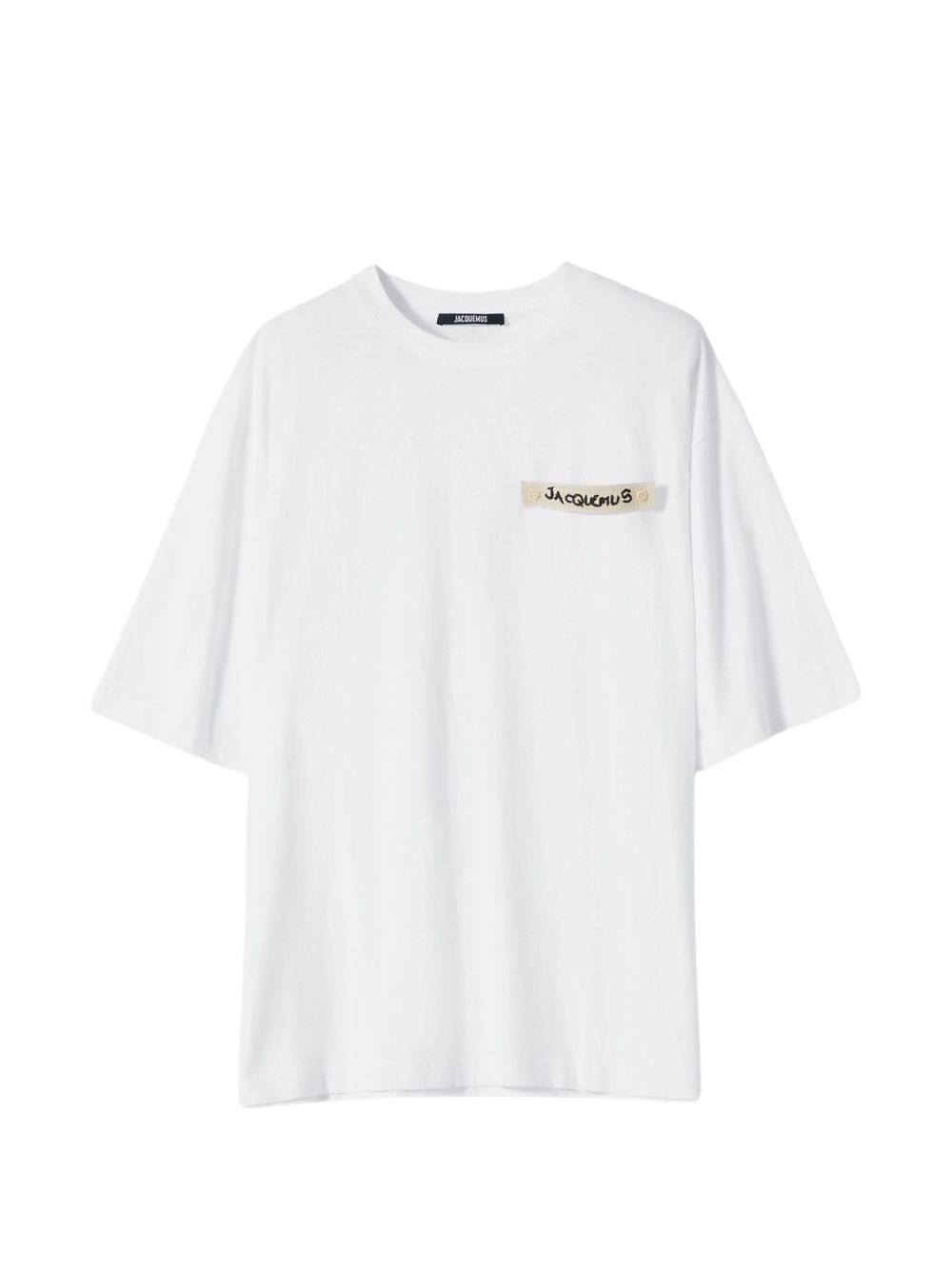 T-shirt con logo in beige Jacquemus - uomo 