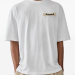 T-shirt con logo in beige Jacquemus - uomo 