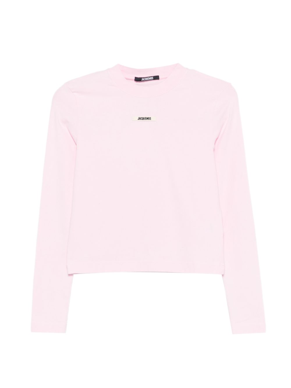 T-shirt con logo gros grain in rosa Jacquemus - donna 