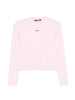 Jacquemus pink grosgrain logo T-shirt - women