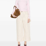 T-shirt con logo gros grain in rosa Jacquemus - donna 