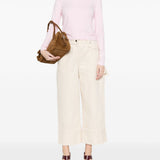 T-shirt con logo gros grain in rosa Jacquemus - donna 