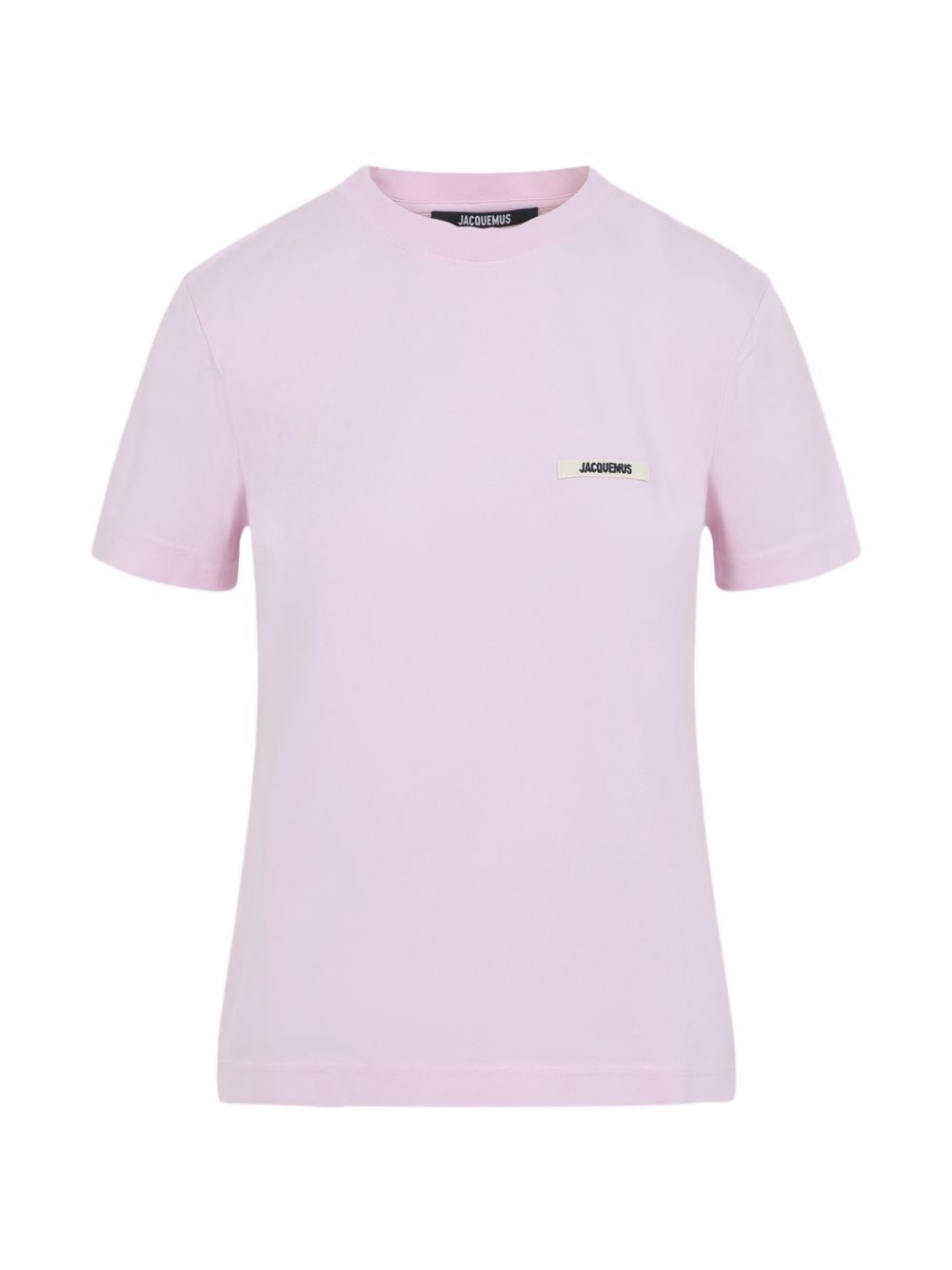 T-shirt con applicazione logo in rosa Jacquemus - donna 
