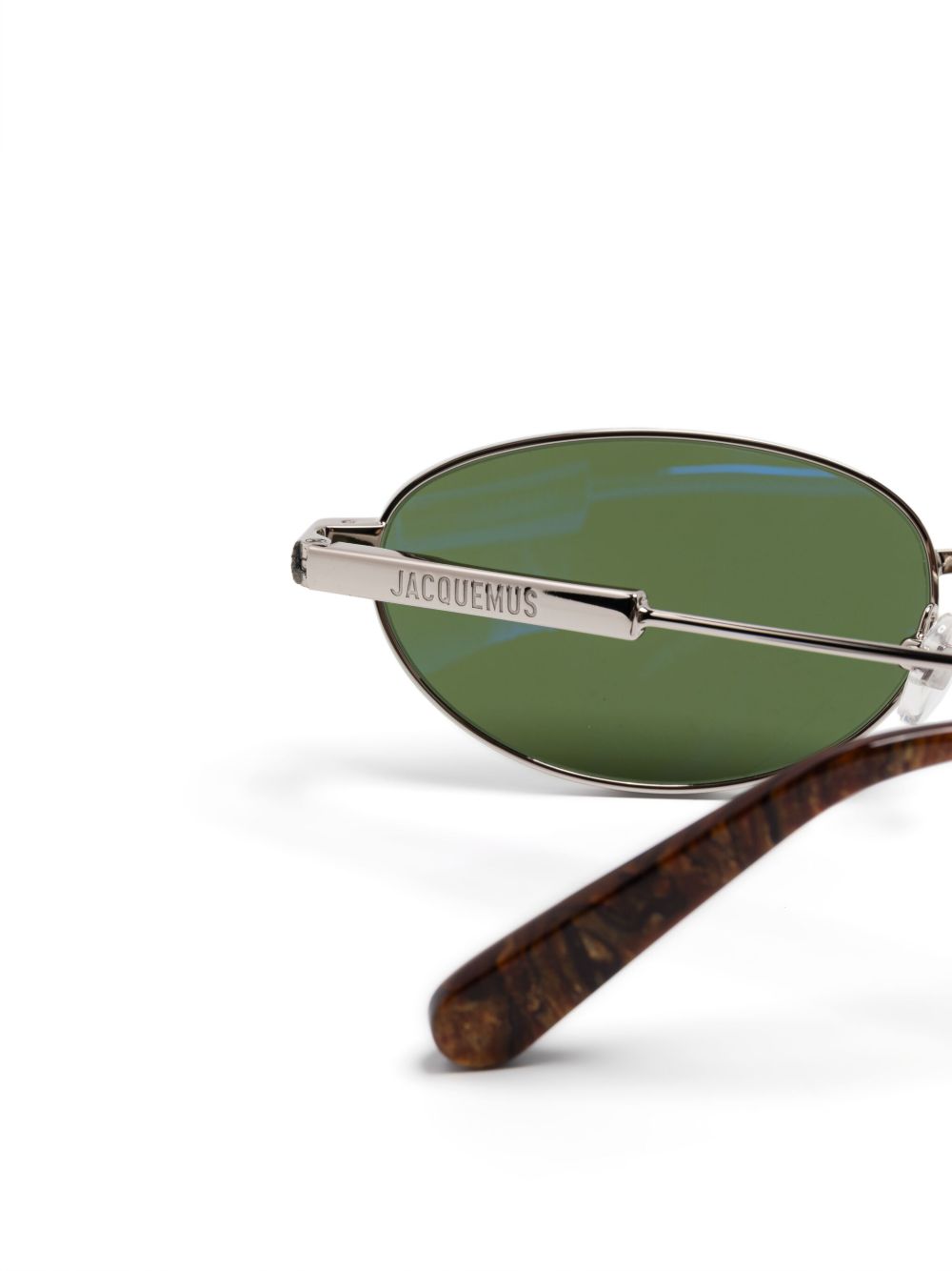 Occhiali da sole les lunettes alba in argento Jacquemus - unisex 