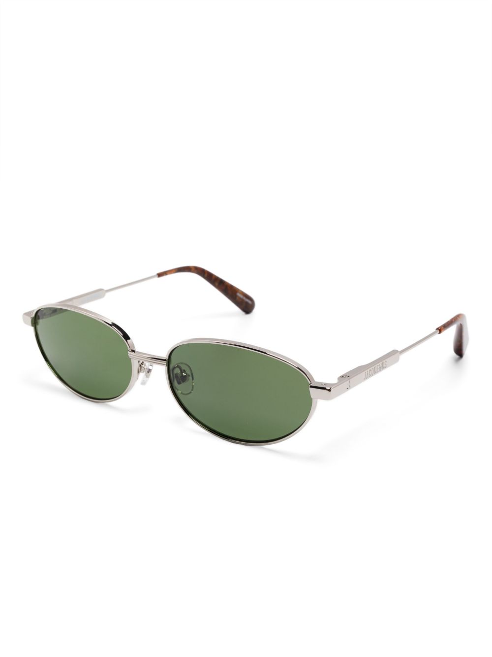 Occhiali da sole les lunettes alba in argento Jacquemus - unisex 