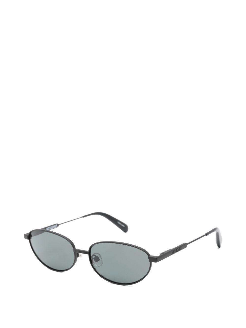 Occhiali da sole con montatura ovale x linda farrow in nero Jacquemus x linda farrow  - donna 