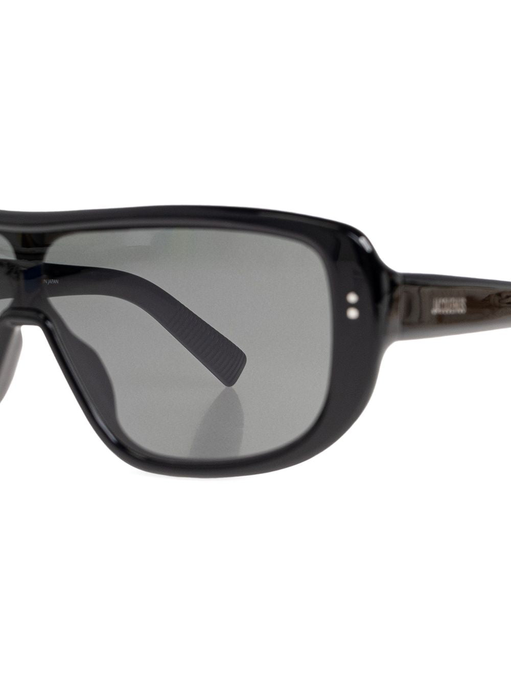 Occhiali da sole con montatura ovale in nero Jacquemus x linda farrow - unisex 