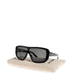 Occhiali da sole con montatura ovale in nero Jacquemus x linda farrow - unisex 