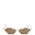 Occhiali da sole bambino in bianco Jacquemus x linda farrow - unisex 