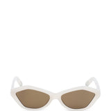 Occhiali da sole bambino in bianco Jacquemus x linda farrow - unisex 