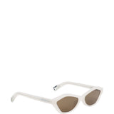 Occhiali da sole bambino in bianco Jacquemus x linda farrow - unisex 