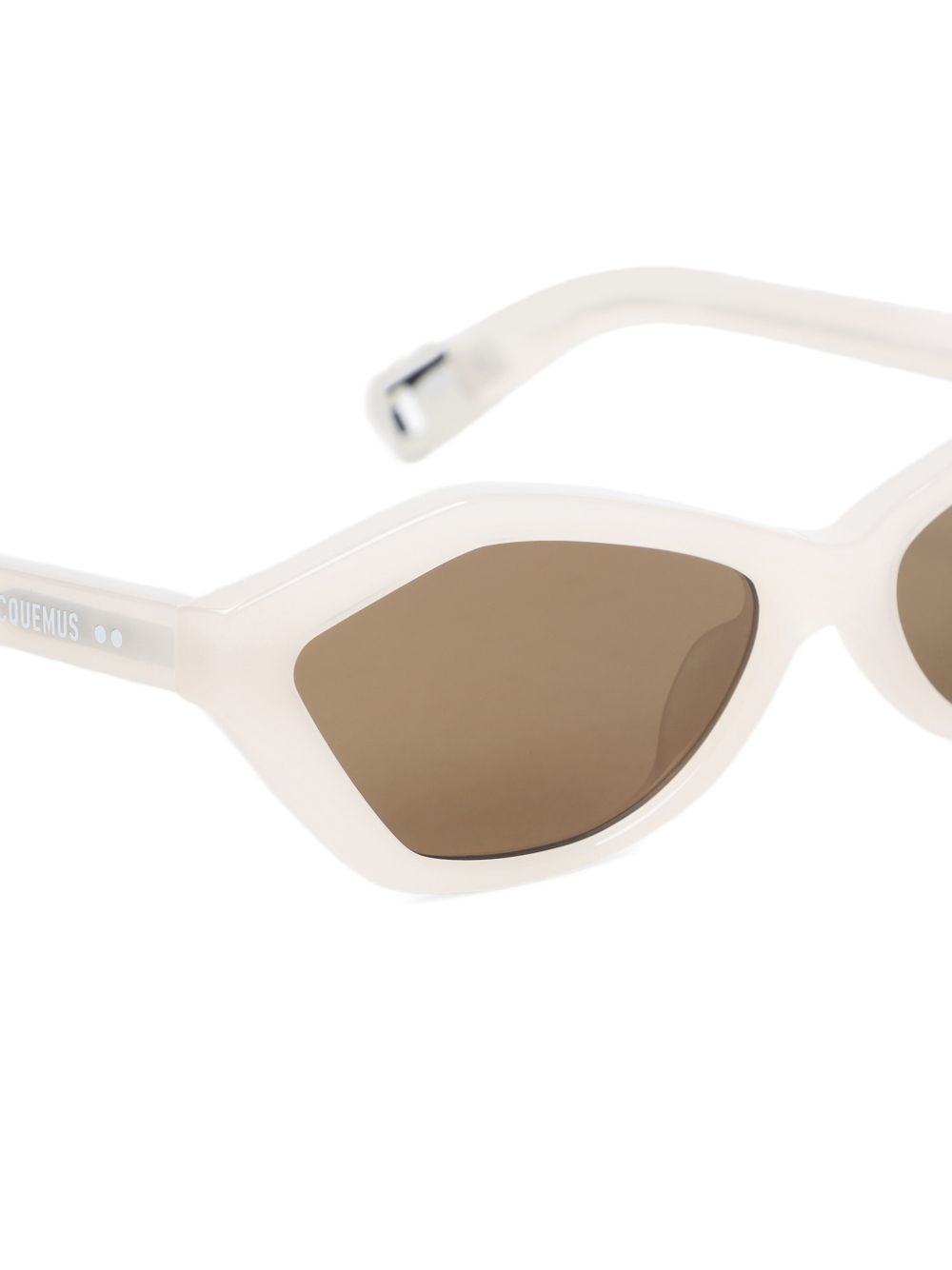 Occhiali da sole bambino in bianco Jacquemus x linda farrow - unisex 