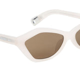 Occhiali da sole bambino in bianco Jacquemus x linda farrow - unisex 