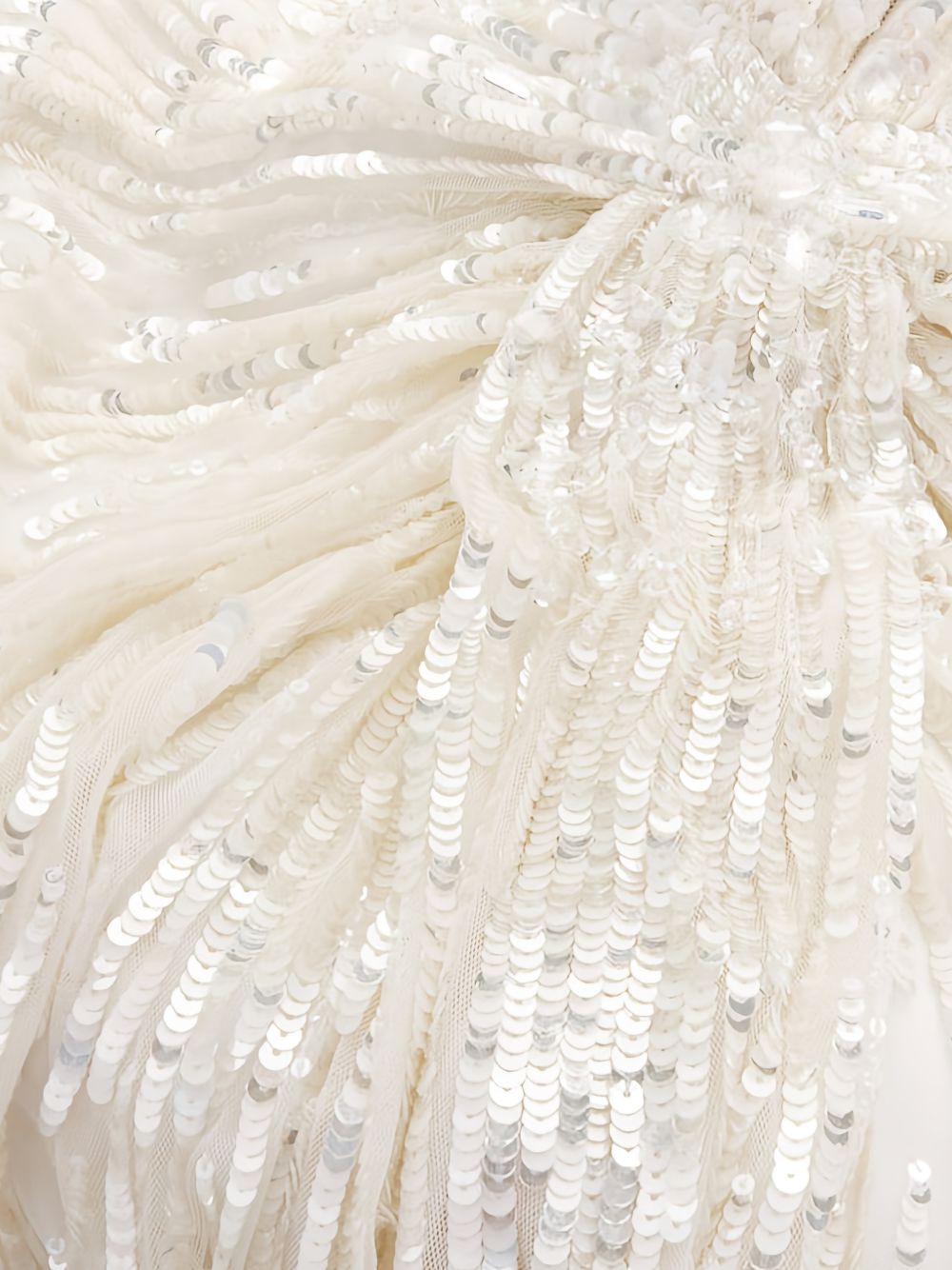 Abito da sera con paillettes goldfinger 007 in avorio Jenny packham - donna 