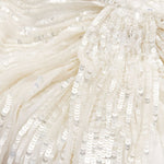 Abito da sera con paillettes goldfinger 007 in avorio Jenny packham - donna 