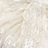 Abito da sera con paillettes goldfinger 007 in avorio Jenny packham - donna 