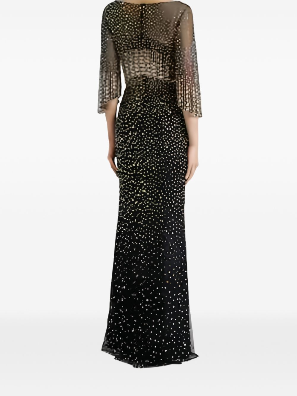 Abito lungo Kiya con decorazioni in lilla Jenny packham - donna 