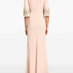 Abito lungo ilana con cristalli in rosa Jenny packham - donna 