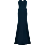 Abito lungo Lust con scollo a cuore in blu Jenny packham - donna 