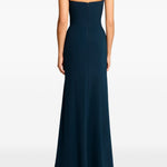 Abito lungo Lust con scollo a cuore in blu Jenny packham - donna 