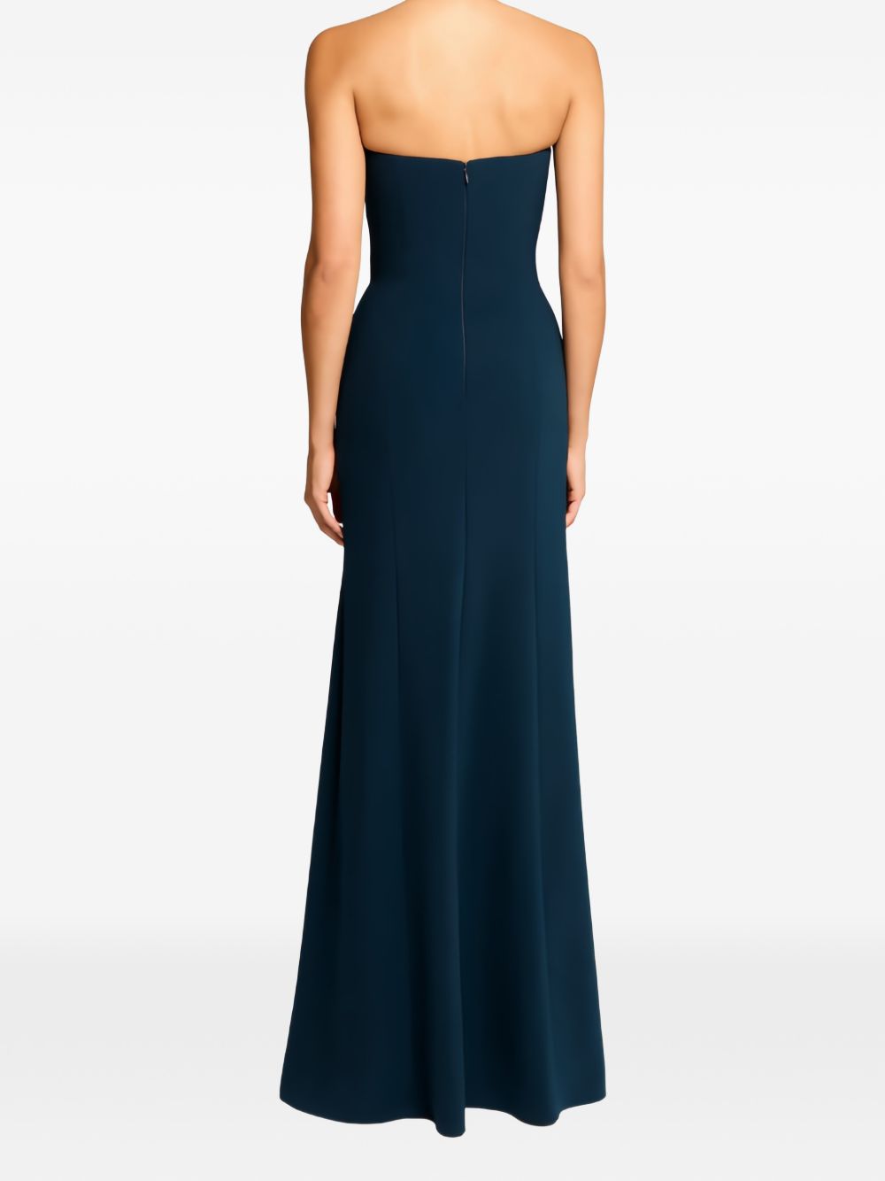 Abito lungo Lust con scollo a cuore in blu Jenny packham - donna 