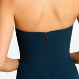 Abito lungo Lust con scollo a cuore in blu Jenny packham - donna 