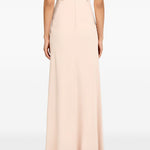 Abito lungo reverie con cristalli in rosa Jenny packham - donna 