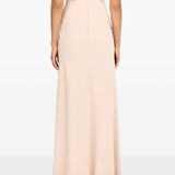 Abito lungo reverie con cristalli in rosa Jenny packham - donna 