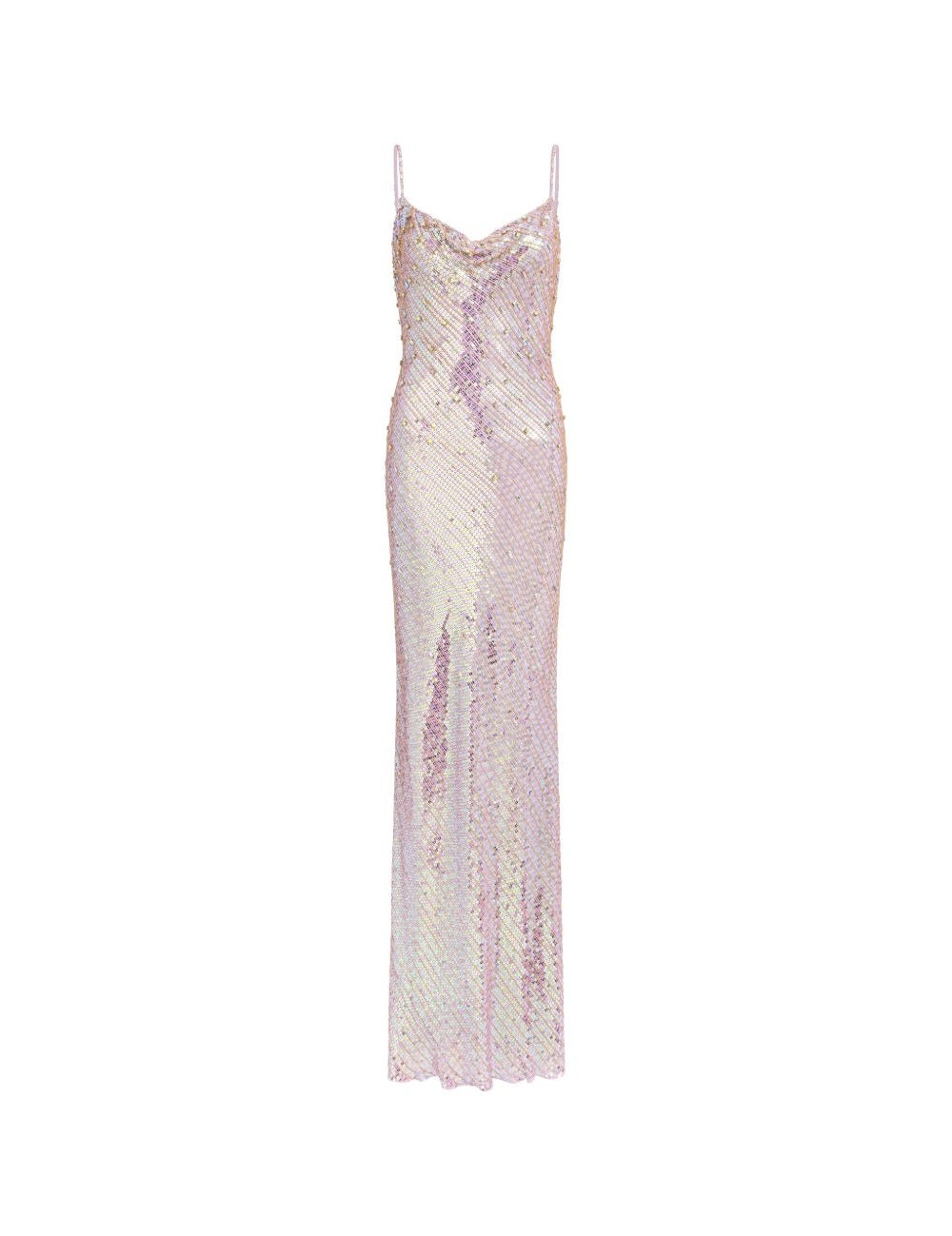 Abito da sera con paillettes foxx  in lilla Jenny packham- donna 