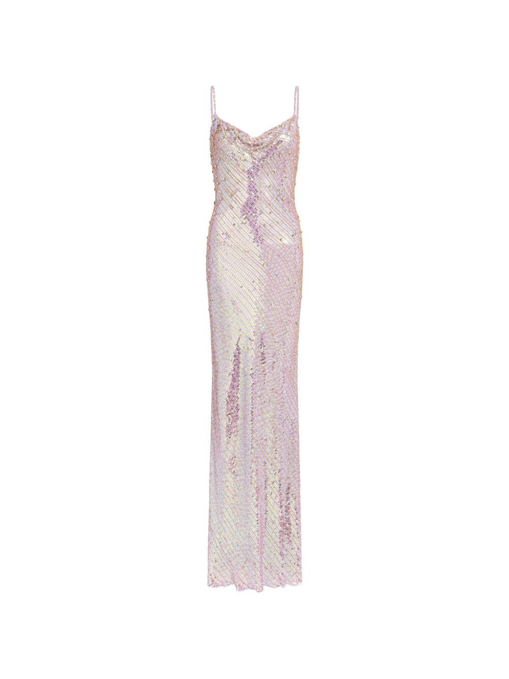 Abito da sera con paillettes foxx  in lilla Jenny packham- donna 