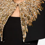 Blazer crop dexy in nero Jenny packham - donna 