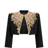 Blazer crop dexy in nero Jenny packham - donna 