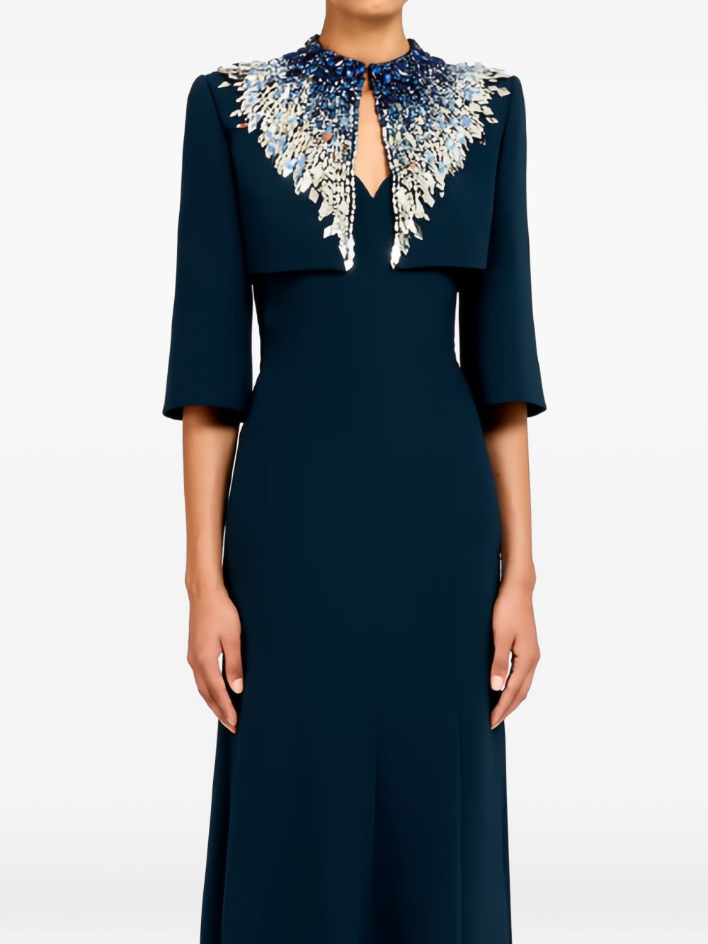 Blazer crop dexy in blu Jenny packham - donna 
