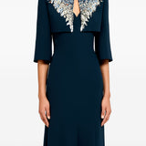Blazer crop dexy in blu Jenny packham - donna 