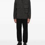 Giacca camicia multi tasche in nero JG1 - uomo 