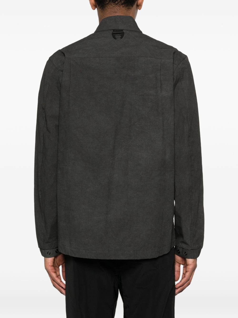 Giacca camicia multi tasche in nero JG1 - uomo 