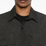 Giacca camicia multi tasche in nero JG1 - uomo 