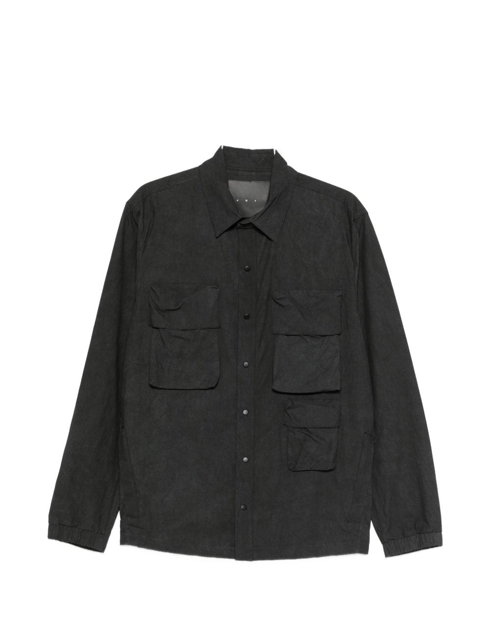 Giacca camicia multi tasche in nero JG1 - uomo 