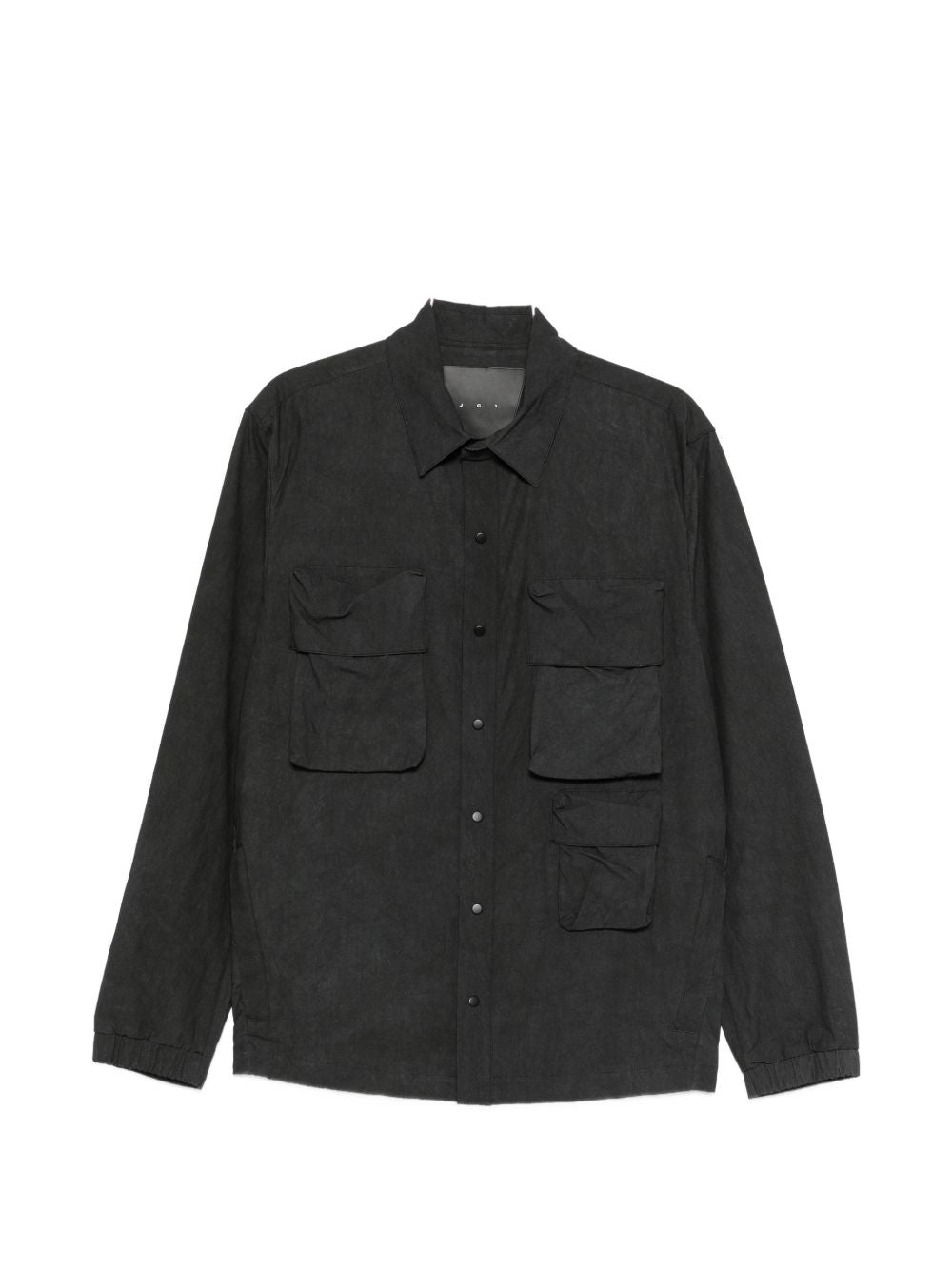Giacca camicia multi tasche in nero JG1 - uomo 