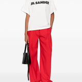 T-shirt con logo in bianco Jil sander - unisex 