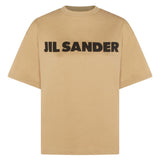 T-shirt con logo in beige Jil sander - unisex 