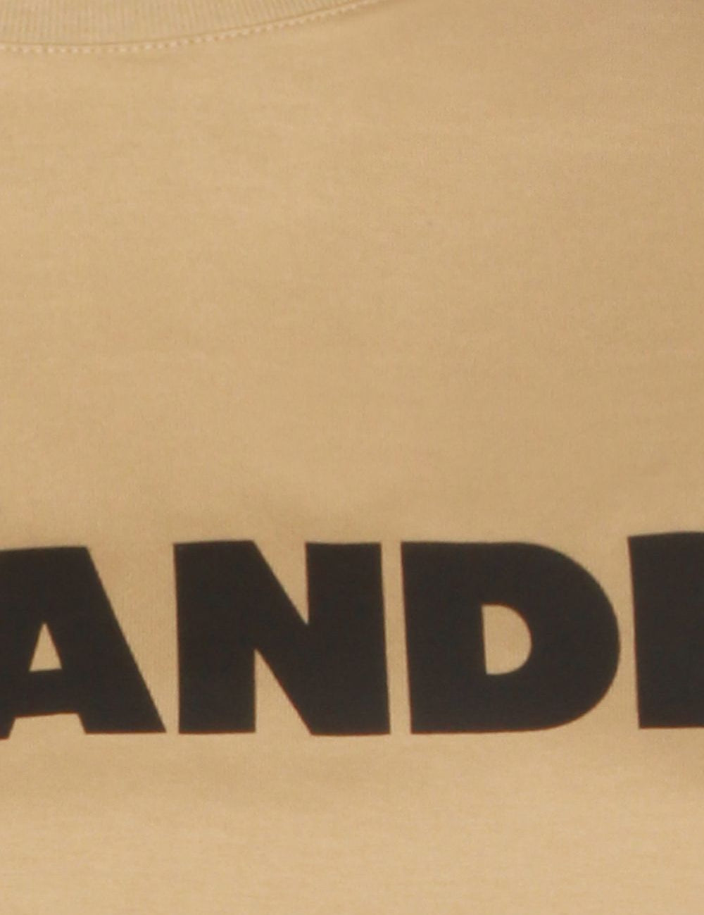 T-shirt con logo in beige Jil sander - unisex 