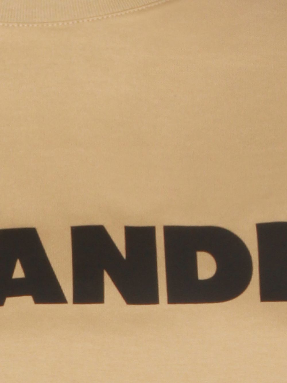T-shirt con logo in beige Jil sander - unisex 