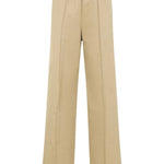Pantaloni con vita elasticizzata in beige Jil Sander - donna 