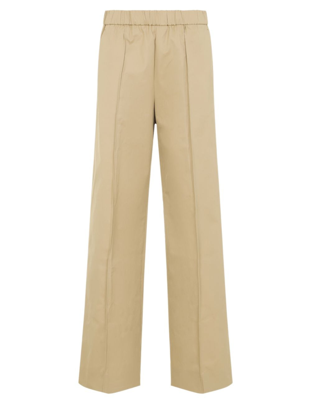 Pantaloni con vita elasticizzata in beige Jil Sander - donna 