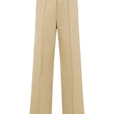 Pantaloni con vita elasticizzata in beige Jil Sander - donna 